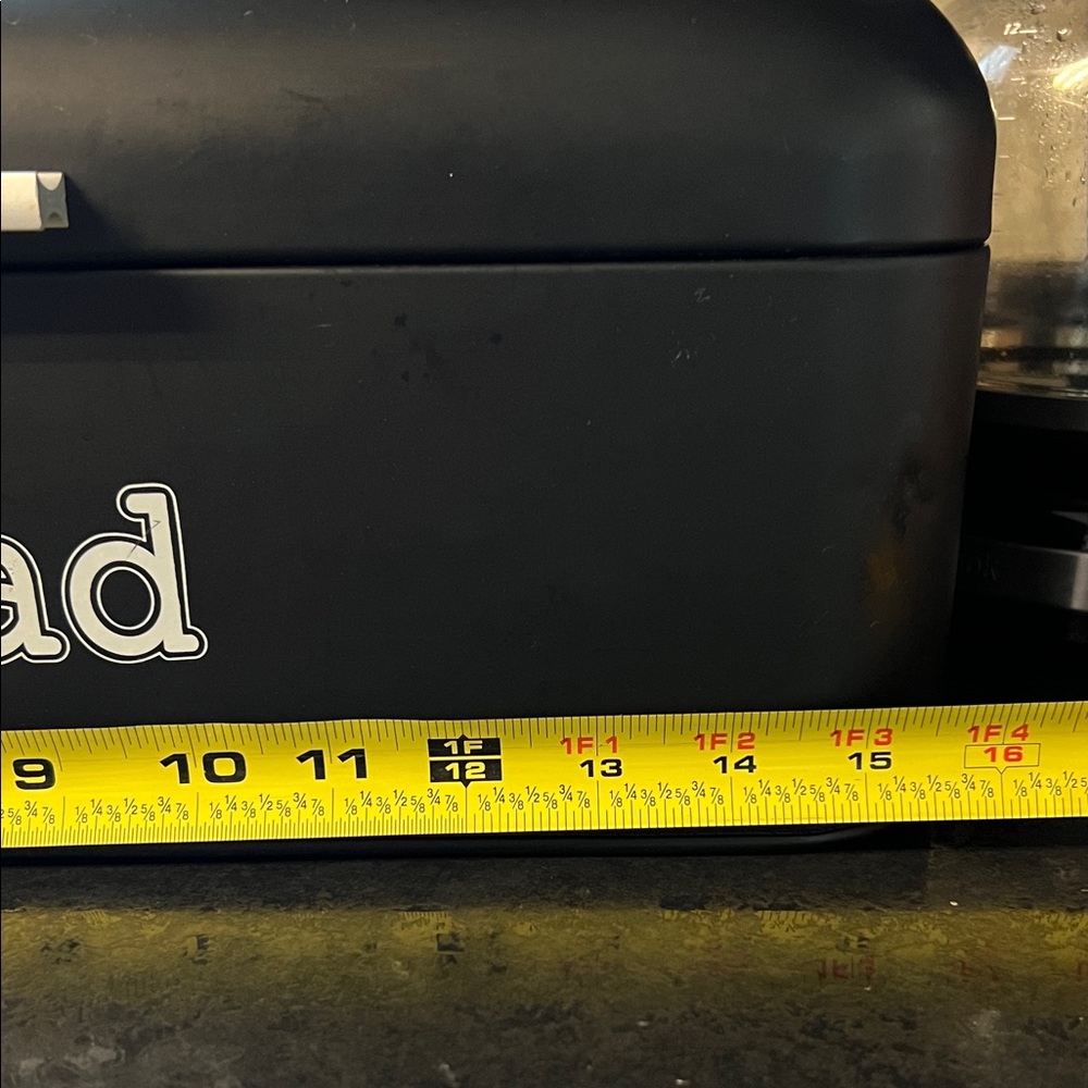 Modern Navy Metal Bread Box - Picture 6 of 7